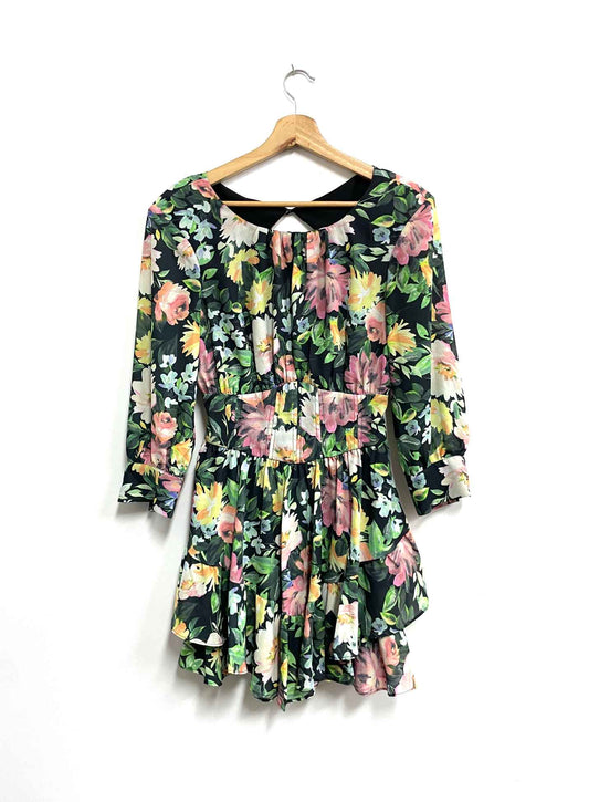 Vestido flores espalda abierta - For Love & Lemons - Talla M