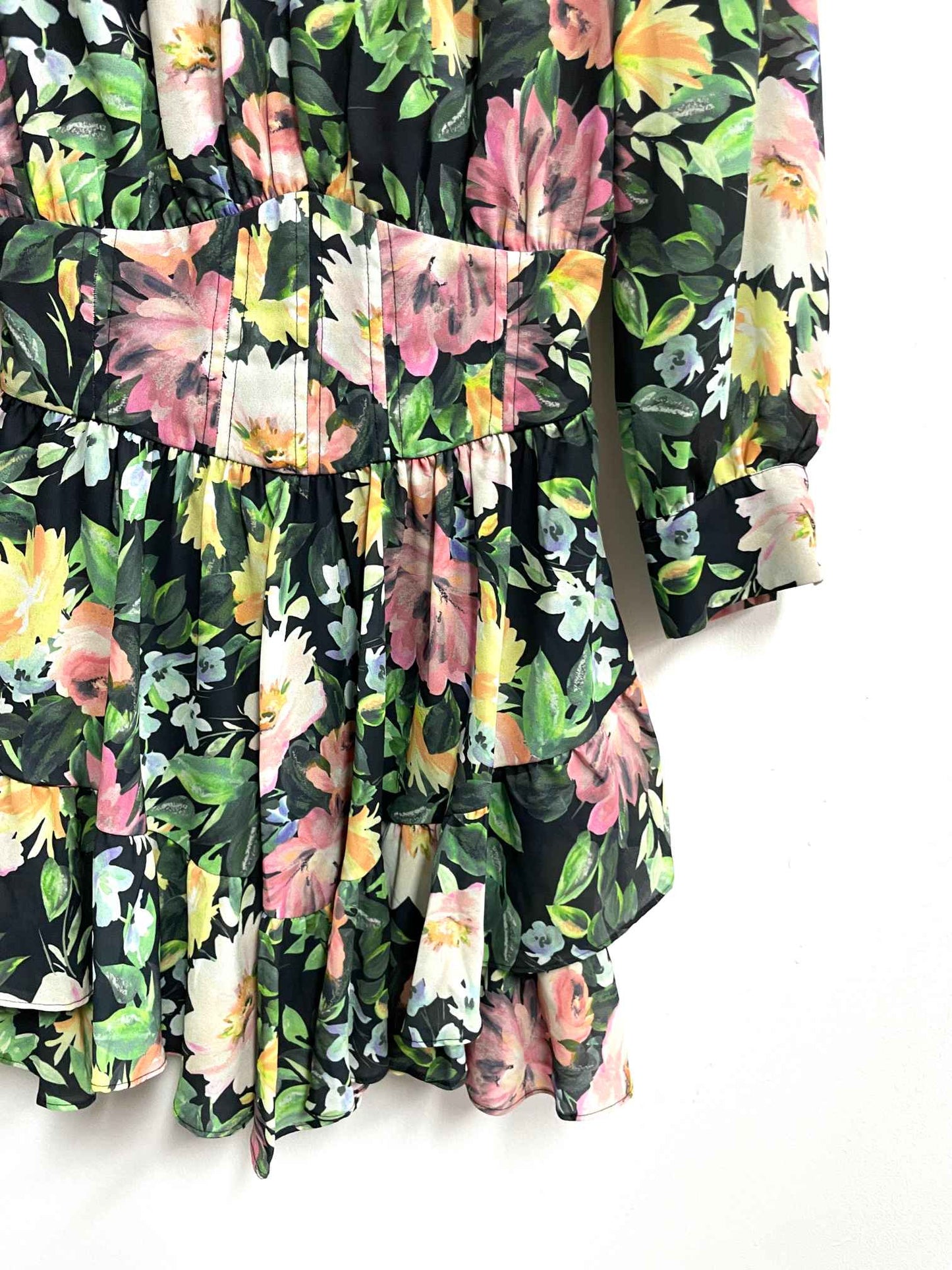 Vestido flores espalda abierta - For Love & Lemons - Talla M