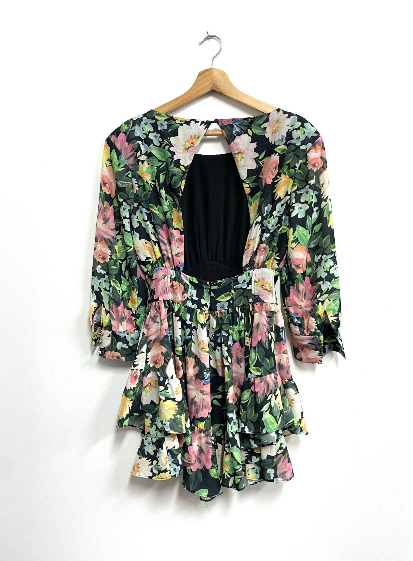 Vestido flores espalda abierta - For Love & Lemons - Talla M