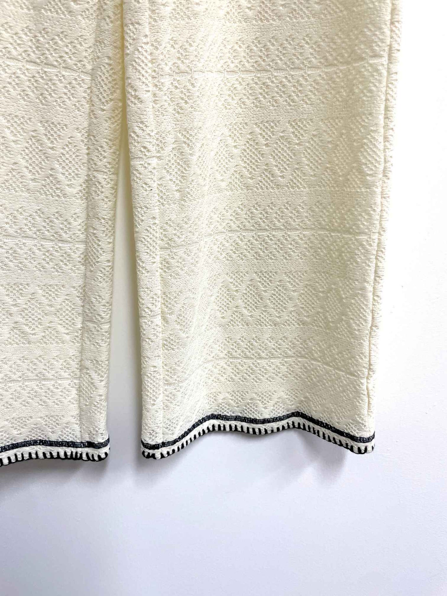 Pantalón tejido blanco - Pearl + Sea - Talla S