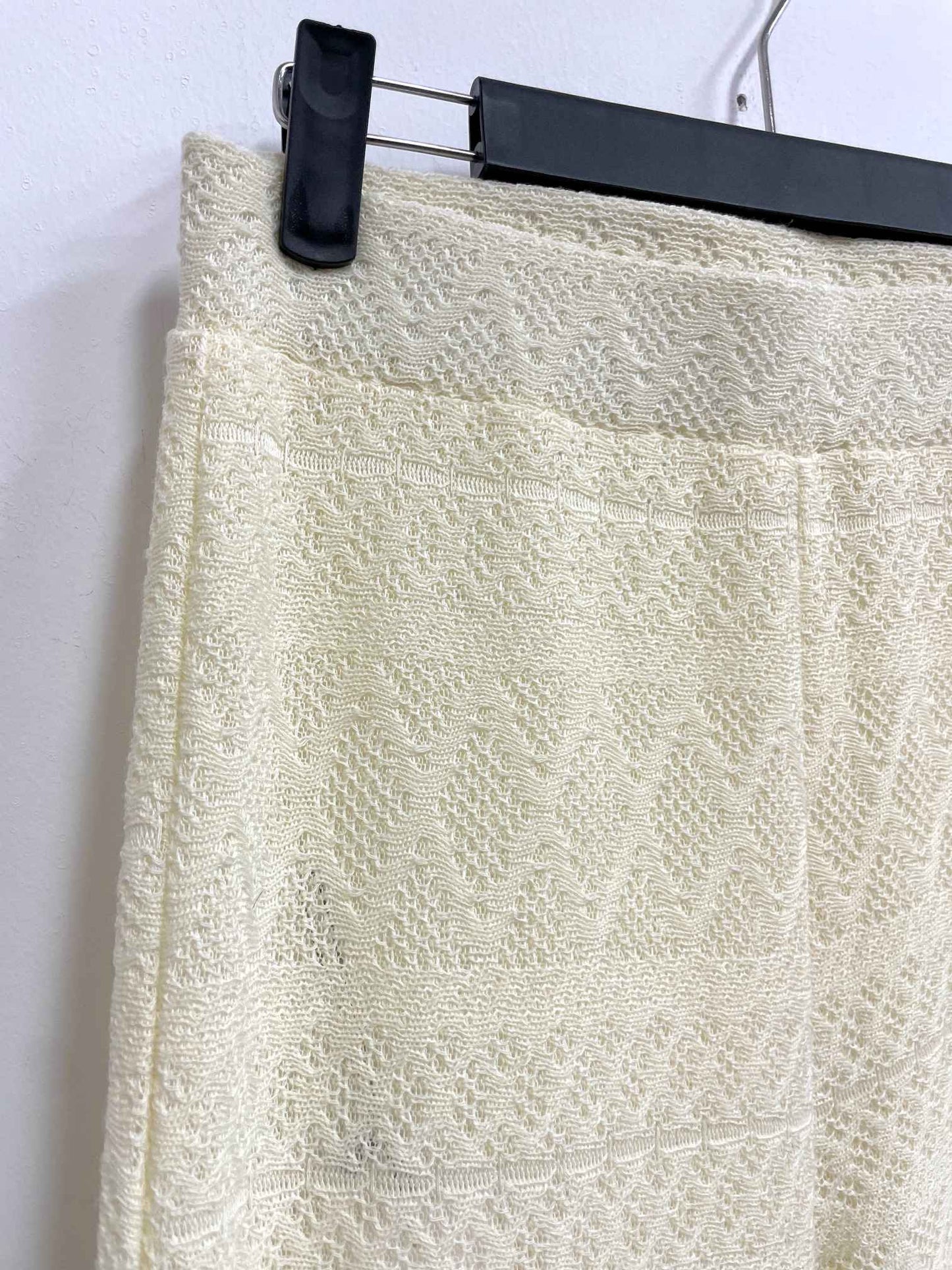 Pantalón tejido blanco - Pearl + Sea - Talla S