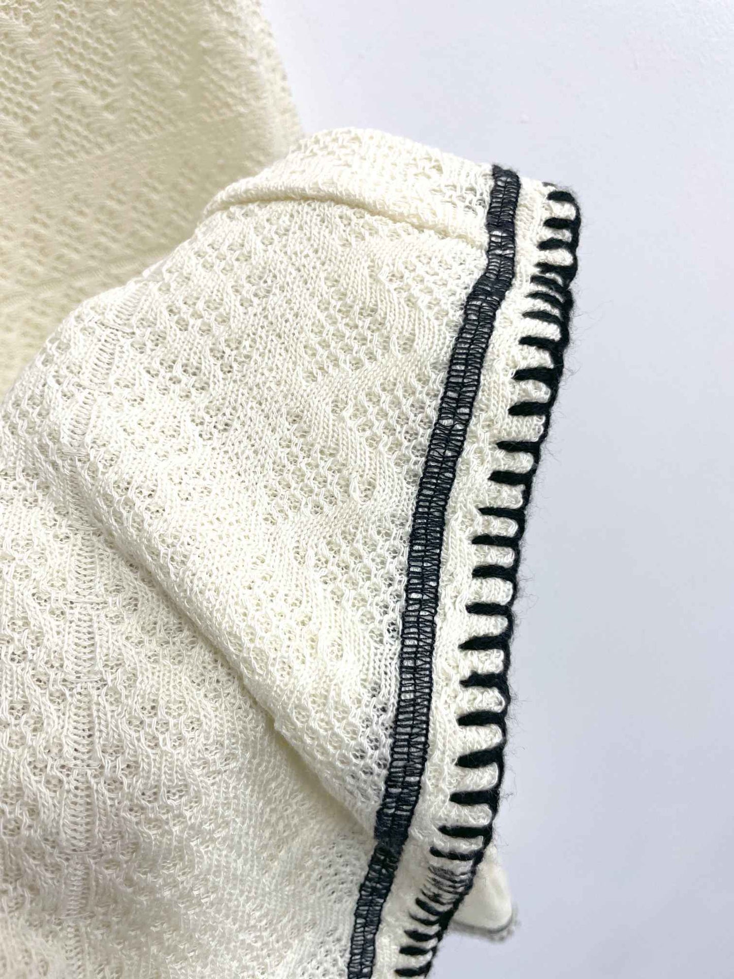 Pantalón tejido blanco - Pearl + Sea - Talla S