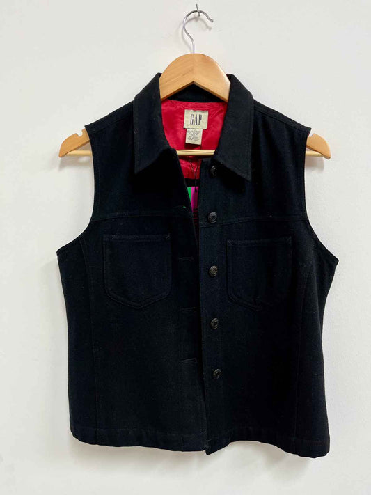 Chaleco negro lana - GAP - Talla M