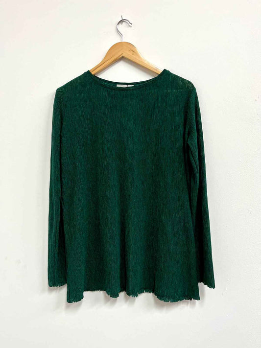 Blusa verde - Zara - Talla S