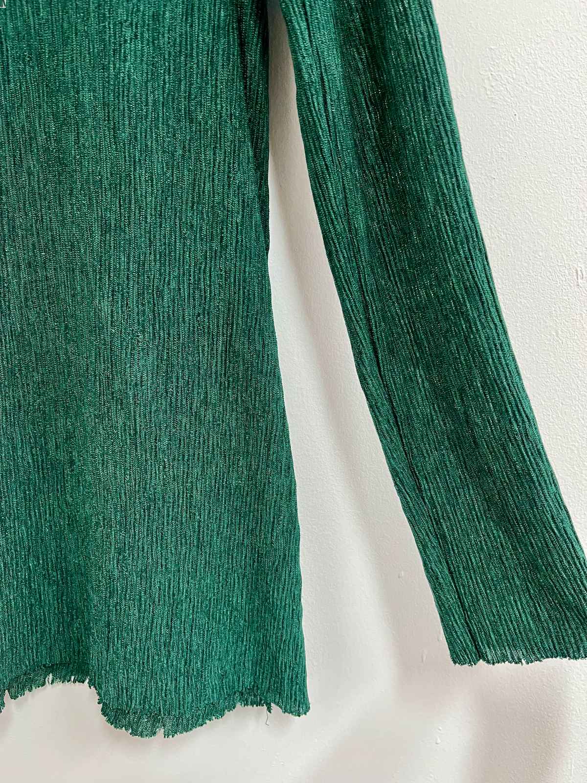 Blusa verde - Zara - Talla S